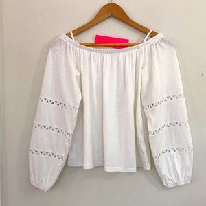 XS Lilly Pulitzer off the shoulder NWT top